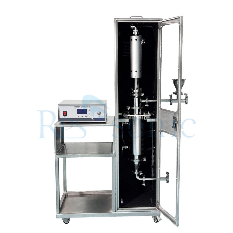 20khz Ultrasonic degassing Equipment for Lithium battery separator slurry with circulation system